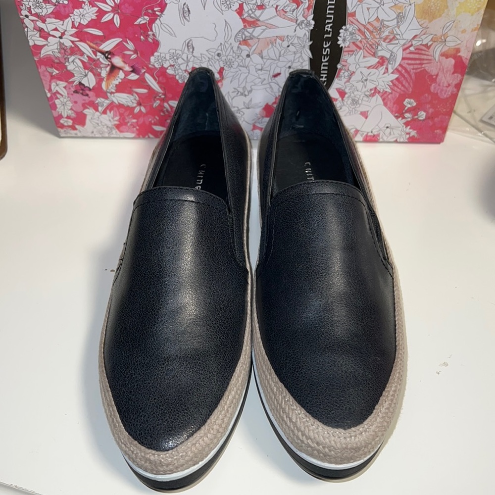 NIB Chinese Laundry Yup Black Slip-On Sneakers